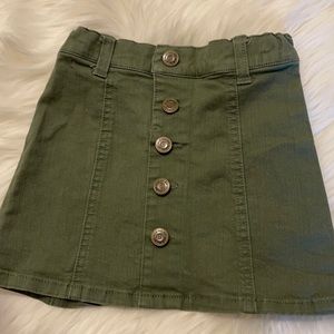 Like new! Crazy 8 girls denim skirt size 4